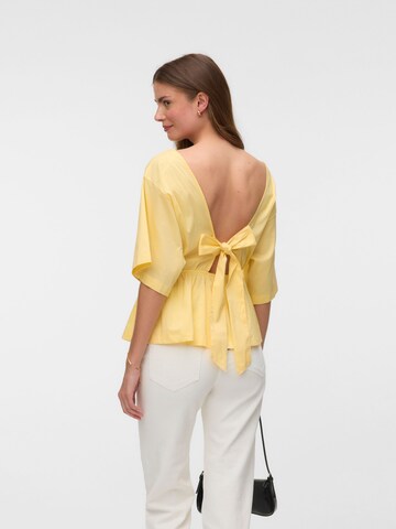 VERO MODA Bluse 'VMLotus' in Gelb