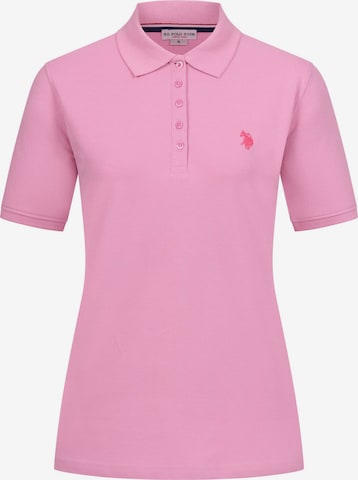 U.S. POLO ASSN. Poloshirt in Pink: Vorderseite