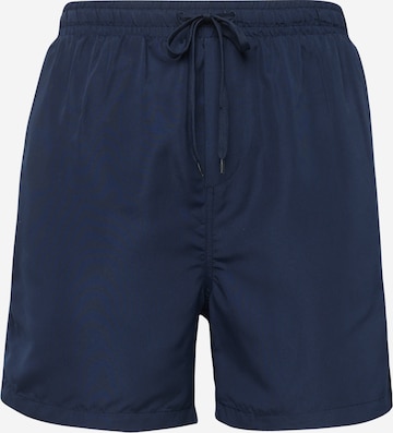 minimum Regular Broek in Blauw: voorkant