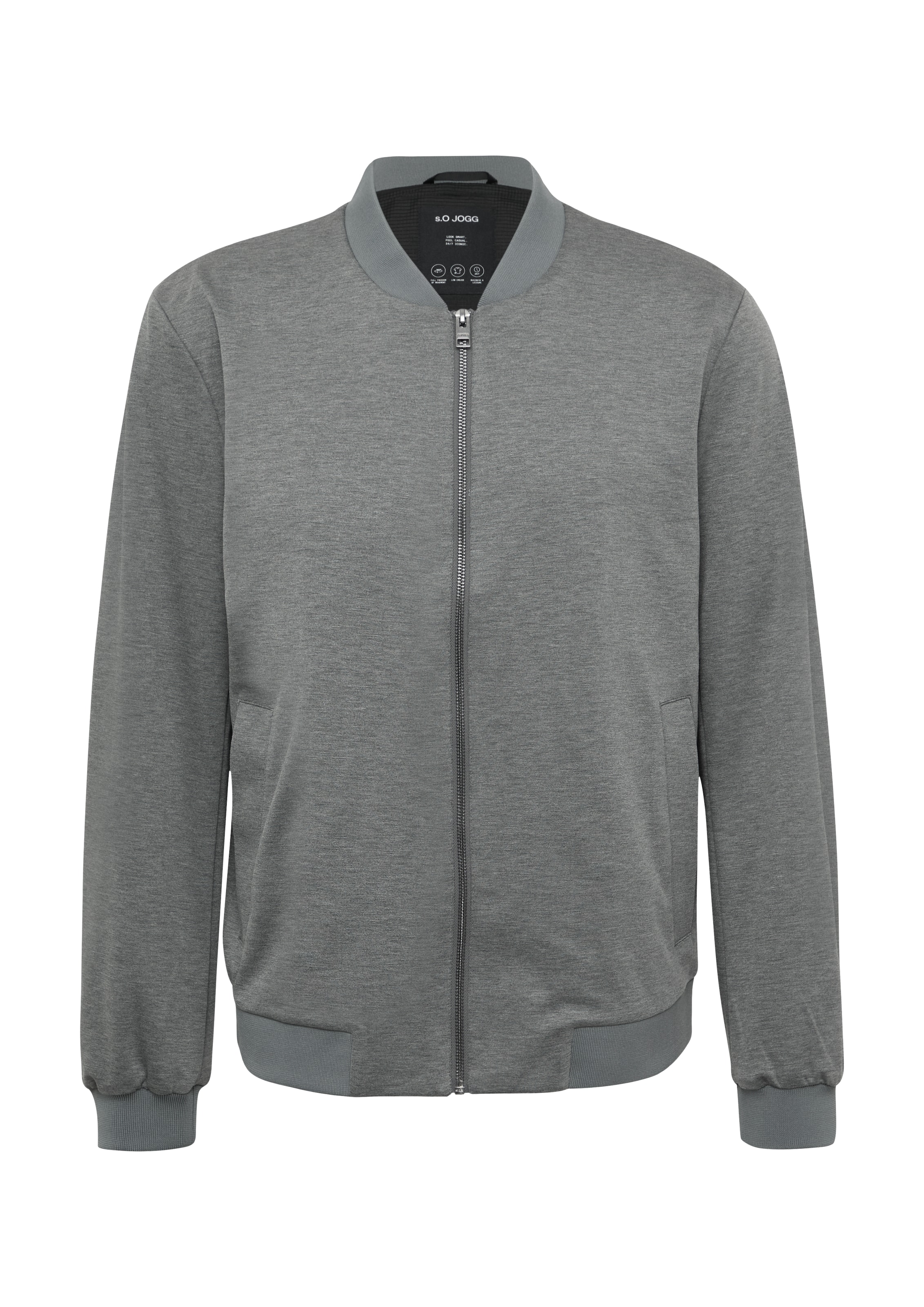 Veste mi-saison s.Oliver BLACK LABEL en gris : devant