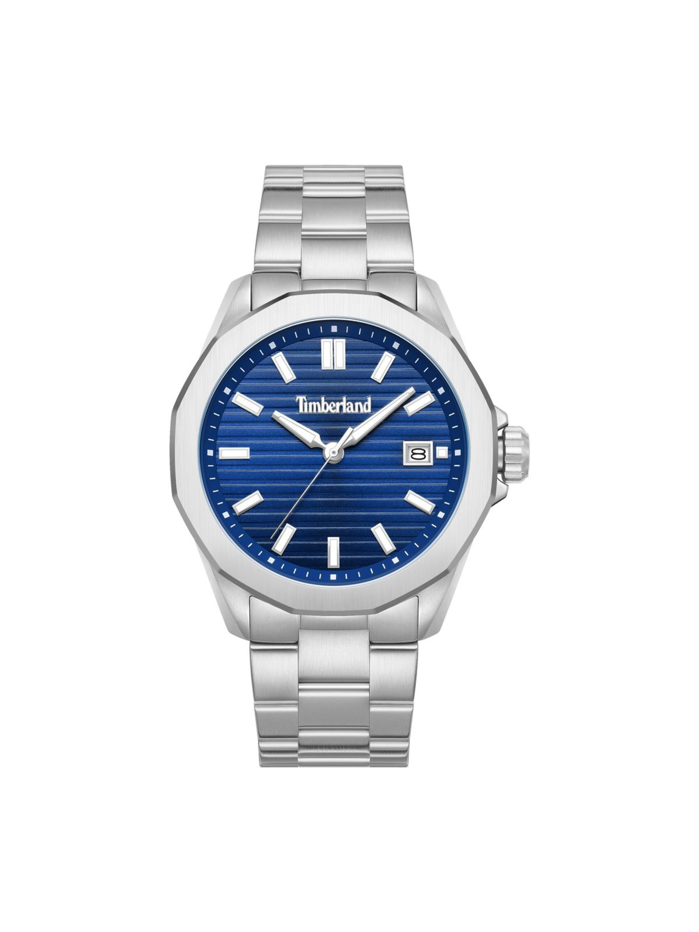 TIMBERLAND Analoog horloge 'Date watch Bretton Woods' in Zilver: voorkant