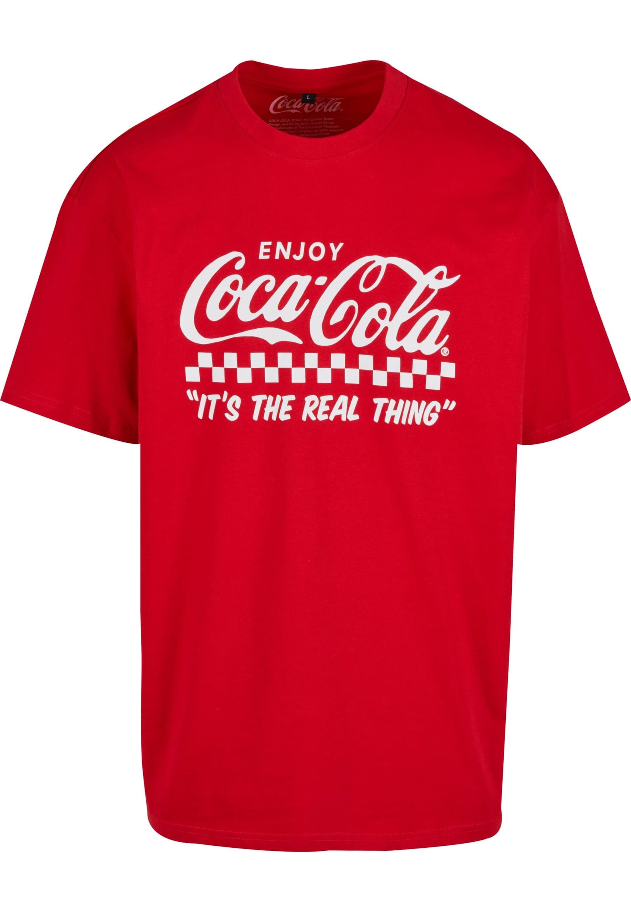 Merchcode Tričko 'Coca Cola Enjoy Coke' – červená: přední strana