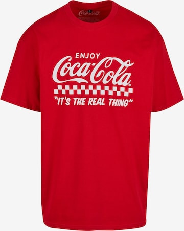 Merchcode Tričko 'Coca Cola Enjoy Coke' – červená: přední strana