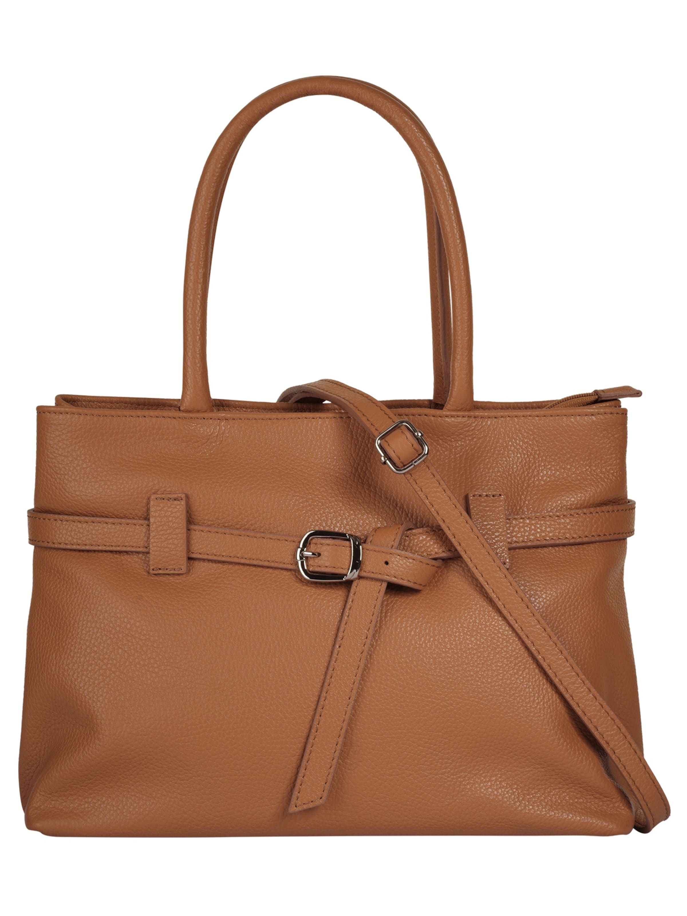Cluty Handbag in Brown: front