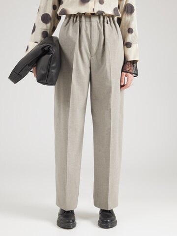 DRYKORN Loose fit Trousers with creases 'RUSTLE 10' in Brown: front