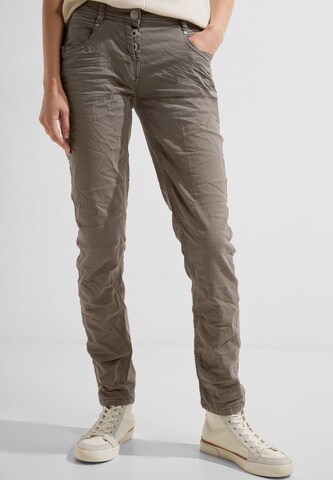 CECIL Slimfit Jeans in Braun: predná strana