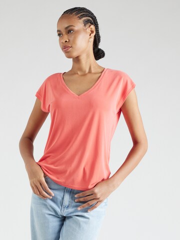 VERO MODA T-Shirt 'Filli' in Rot: Vorderseite
