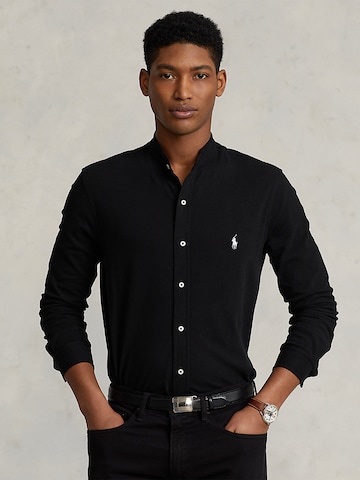 Regular fit Camicia di Polo Ralph Lauren in nero: frontale
