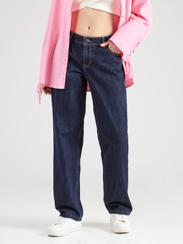 Loosefit Jean HOLLISTER en bleu : devant