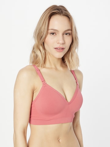 Invisible Soutien-gorge d’allaitement 'THE PLUNGE' Bravado Designs en rose : devant