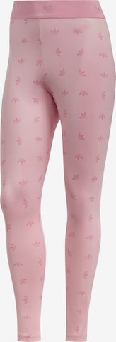 ADIDAS ORIGINALS Skinny Leggings ' High Waist Allover Print' in Pink: front