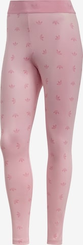 ADIDAS ORIGINALS Skinny Leggings ' High Waist Allover Print' in Roze: voorkant