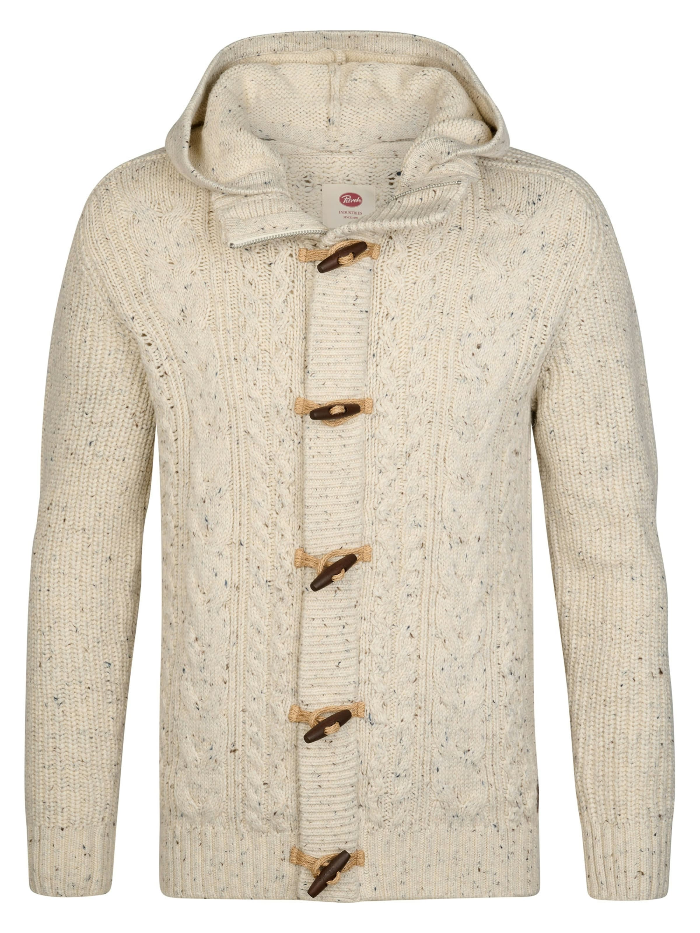 Petrol Industries - Cárdigan en blanco: frente