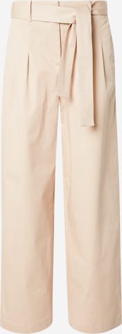 Calvin Klein Jeans Брюки со складками в Коричневый: спереди