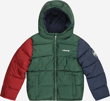 Levi's Kids Välikausitakki värissä vihreä: etupuoli