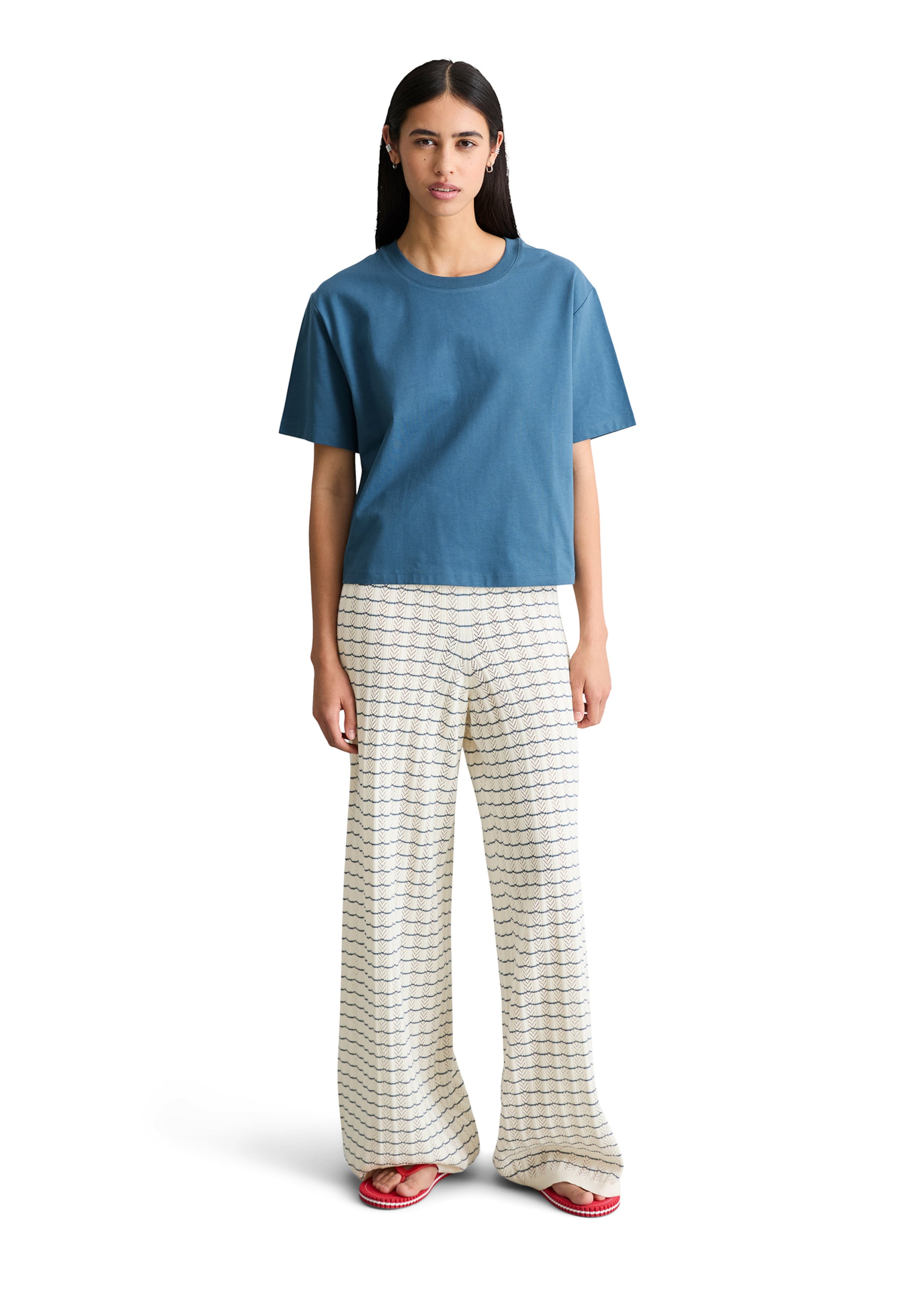 Marc O'Polo DENIM T-Shirt in Blau