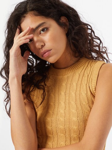 Unique21 Knitted Top in Beige