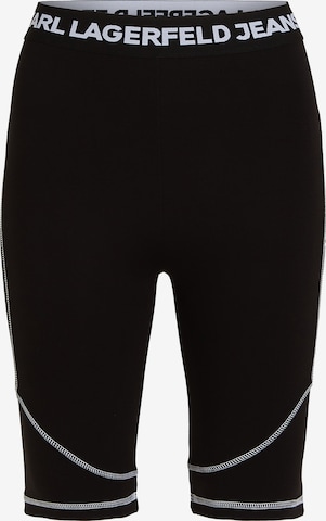 Skinny Pantalon KARL LAGERFELD JEANS en noir : devant