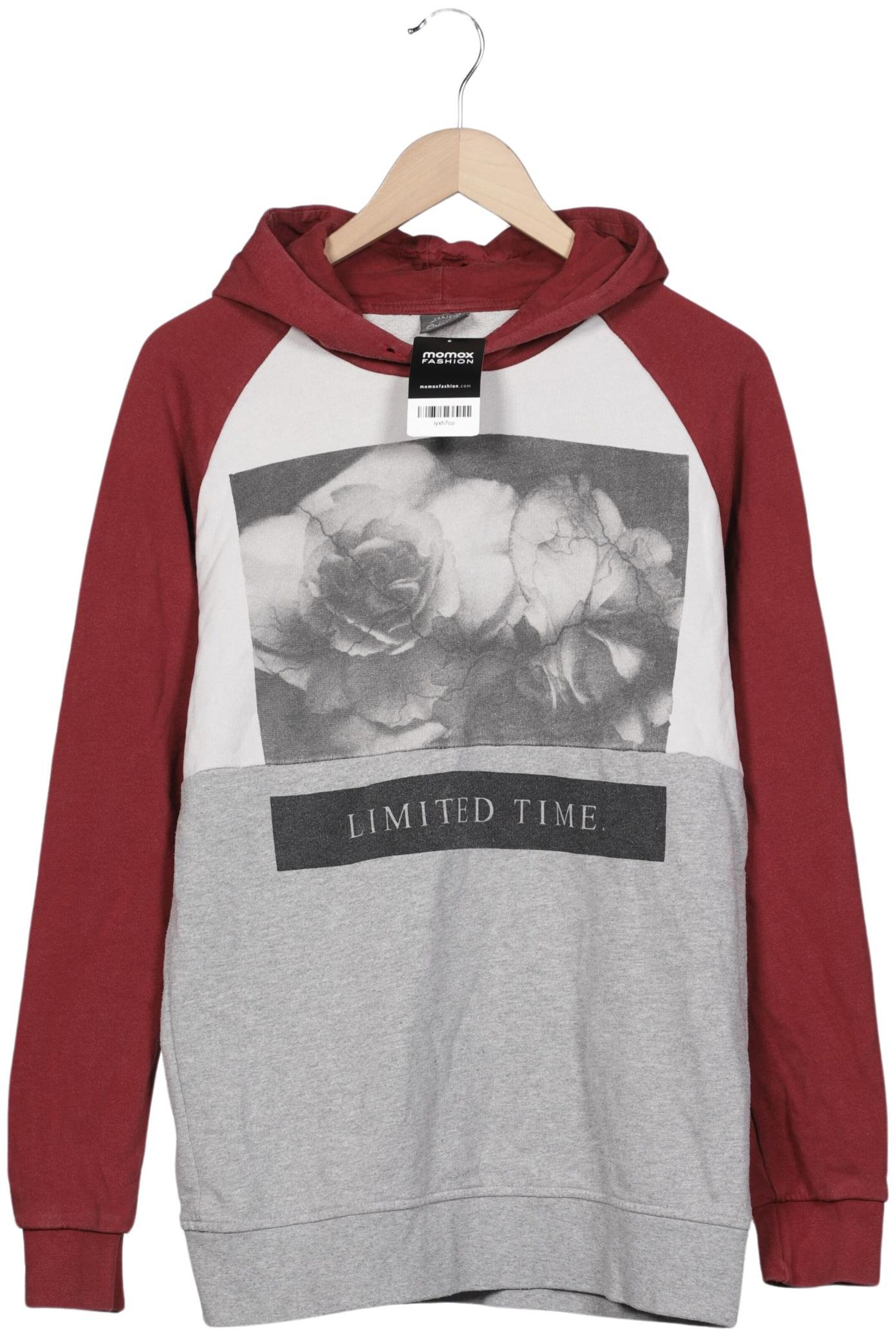 JACK & JONES Sweatshirt & Zip-Up Hoodie in L in Grey: front