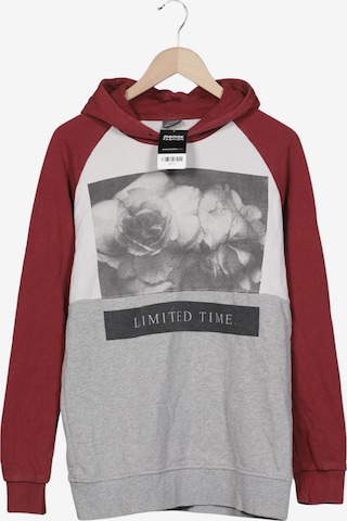 JACK & JONES Kapuzenpullover L in Grau: Vorderseite