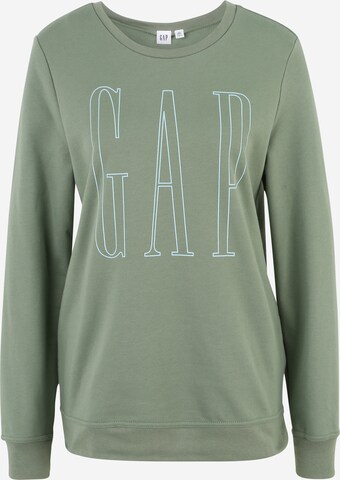 Gap Tall Sweatshirt in Green: front