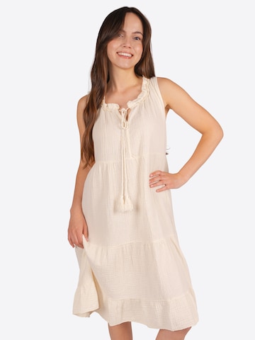 Robe Seasons of April en beige : devant