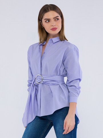 Edoardo Caravella Blouse ' Mary ' in Purple