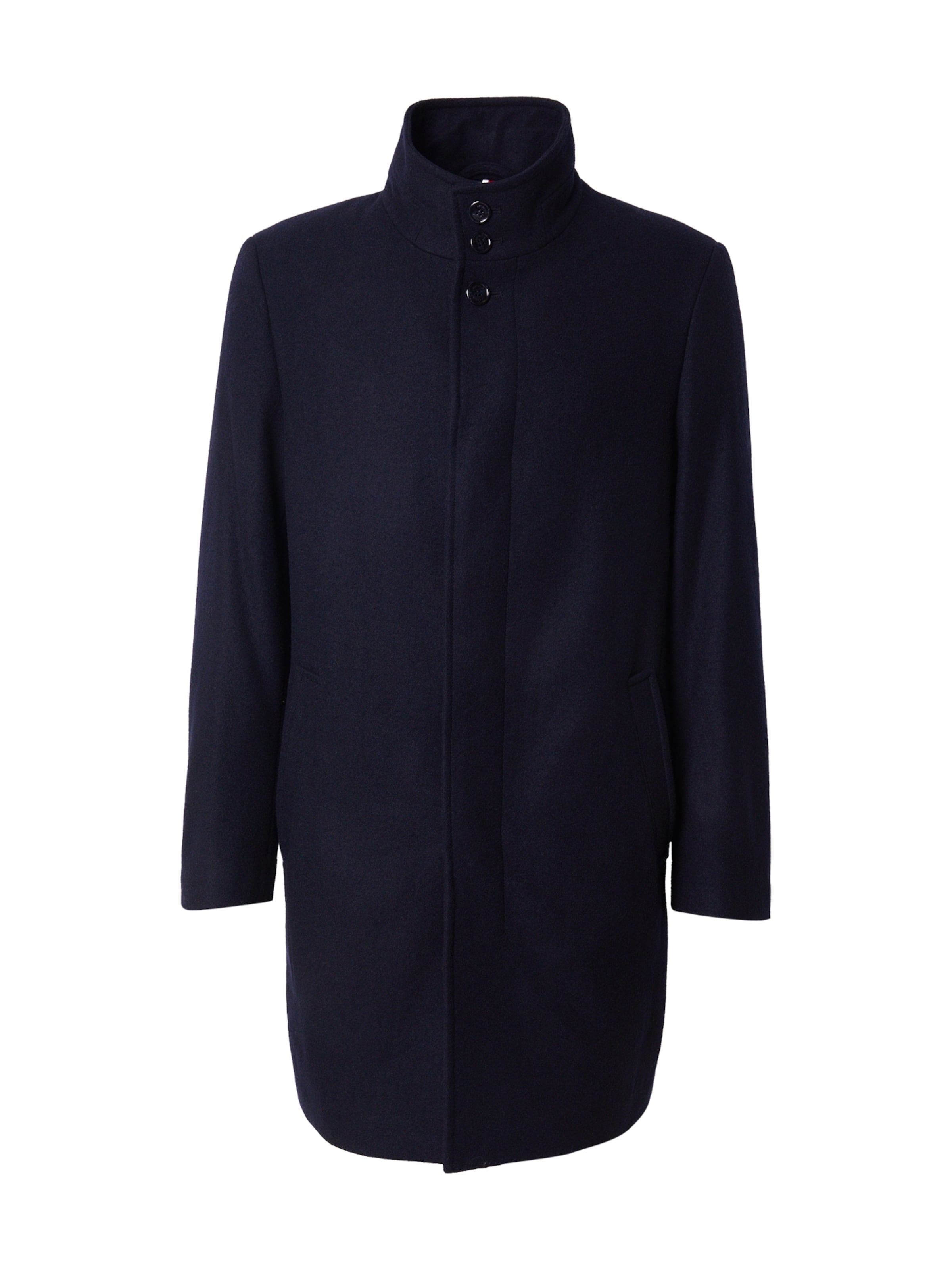 HECHTER PARIS - Sobretudo meia-estação em azul: frente