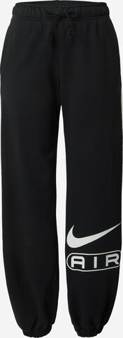 Effilé Pantalon 'Air' Nike Sportswear en noir : devant