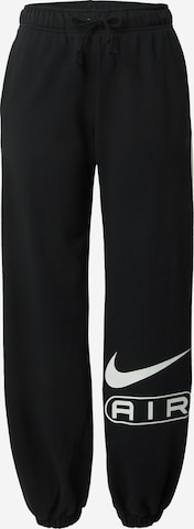 Nike Sportswear Дънки Tapered Leg Панталон 'Air' в черно: отпред