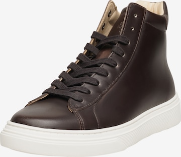 Henry Stevens Sneakers hoog 'Sophia MTS' in Bruin: voorkant