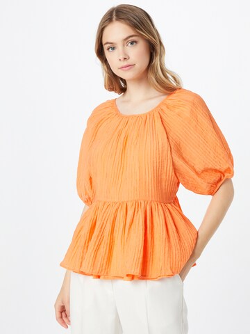 mbym Blouse 'Theodora' in Oranje: voorkant