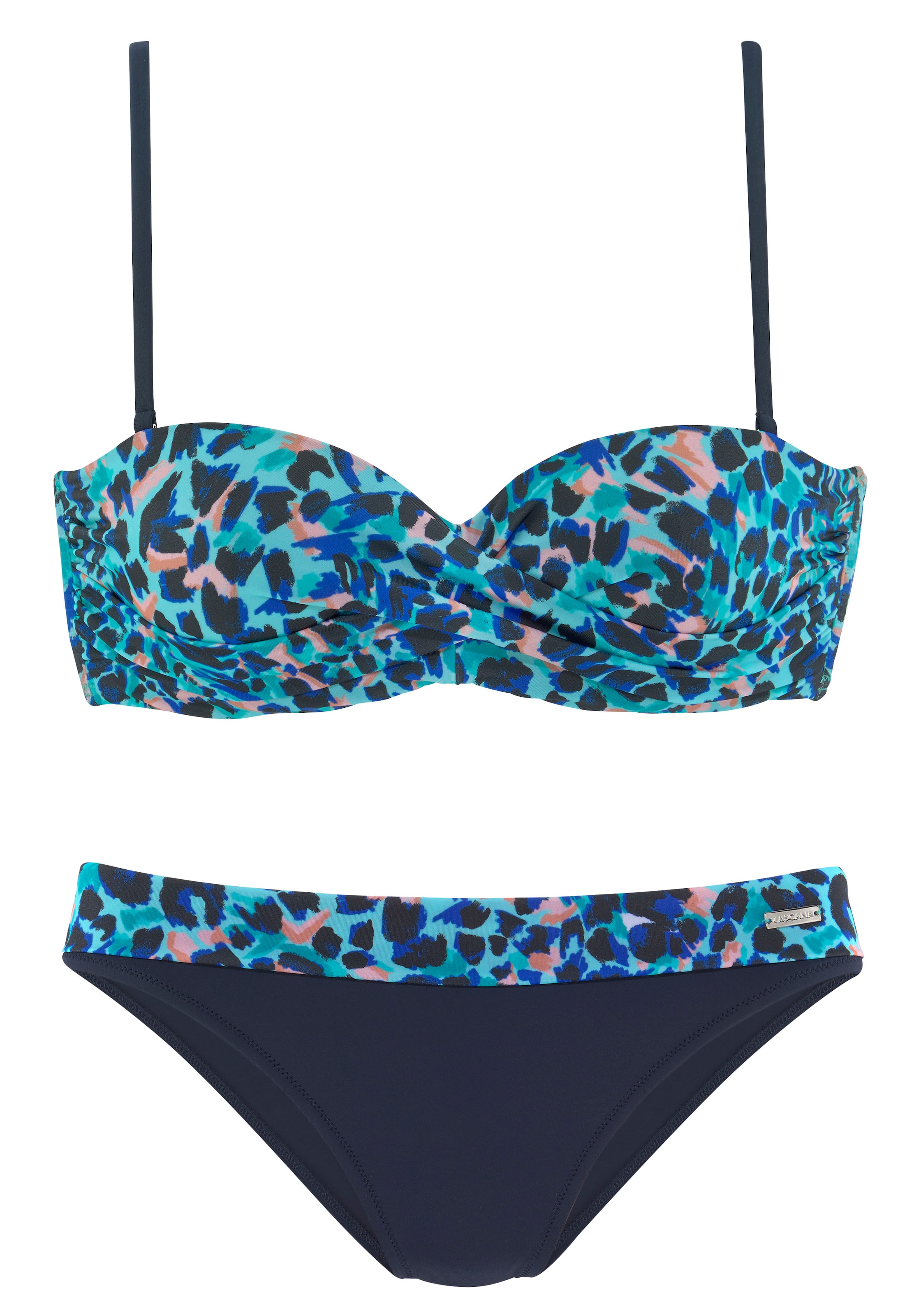 LASCANA Bandeau Bikini i blå: forside