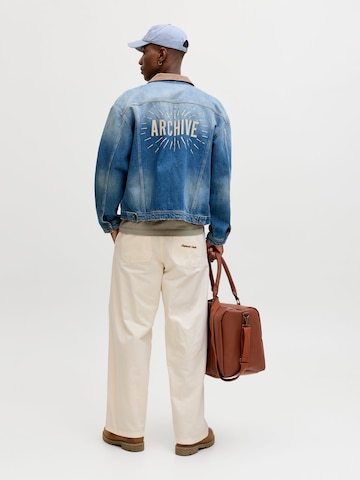 Baggy Pantalon JACK & JONES en blanc