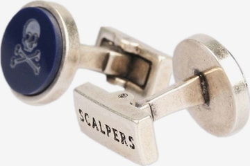 Scalpers Cufflinks in Grey: front