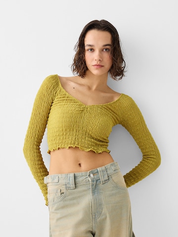 Pullover di Bershka in verde: frontale