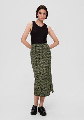 s.Oliver BLACK LABEL Sukně – zelená