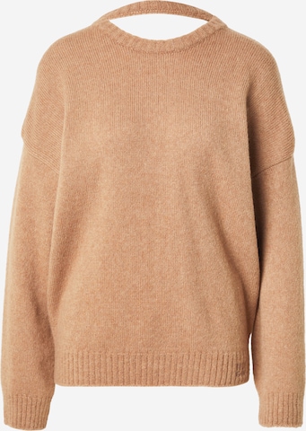 Pullover 'Sarcis' di HUGO in beige: frontale