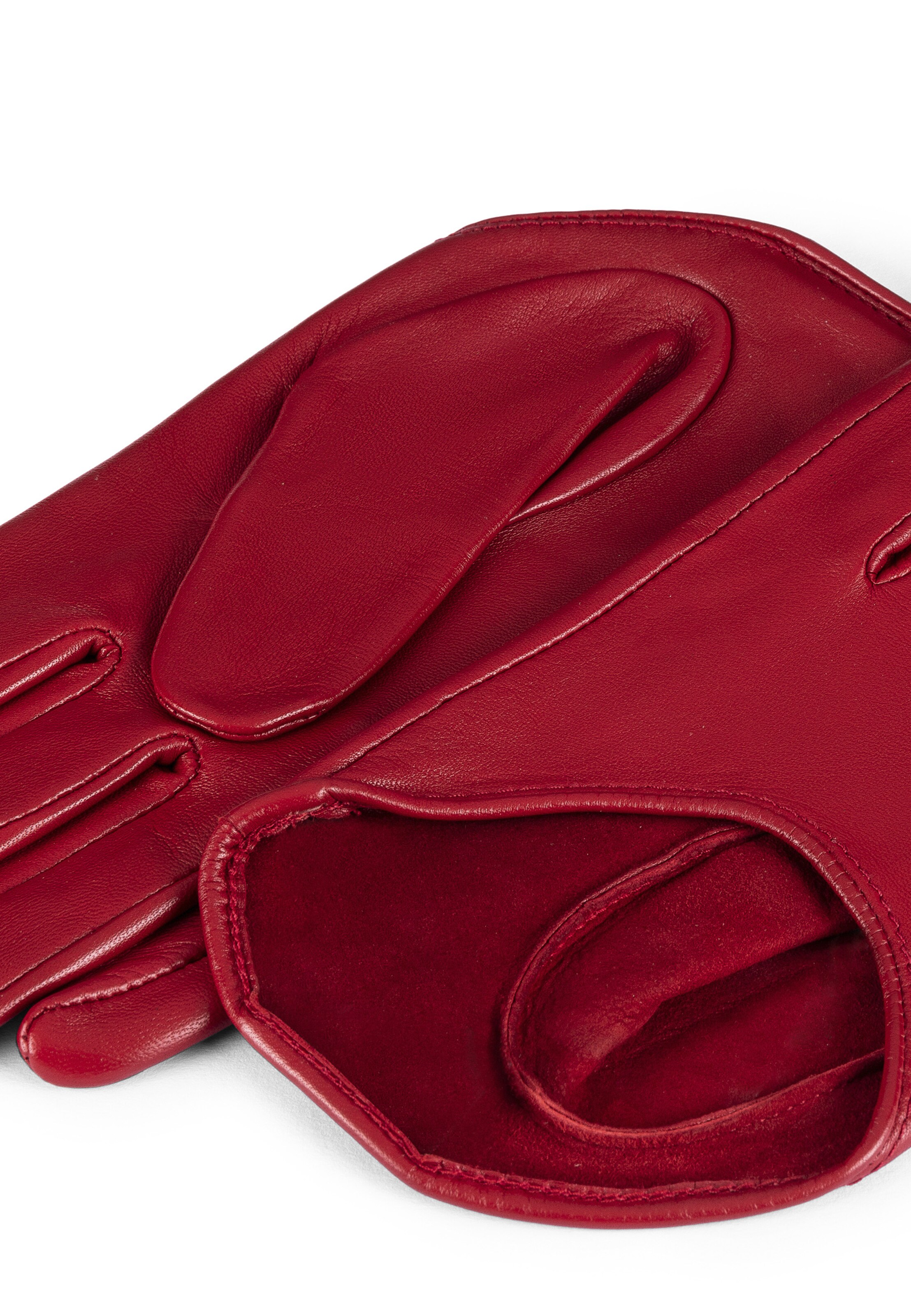 Mezzoguanti 'VERONA' di Roeckl in rosso