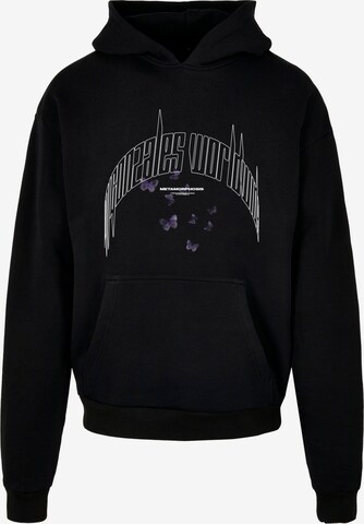 MJ Gonzales Sweatshirt 'METAMORPHOSE V.3' in Black: front