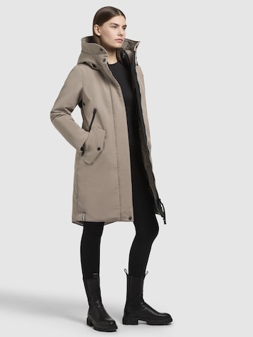 khujo Vinterfrakke 'Charlyn5' i beige