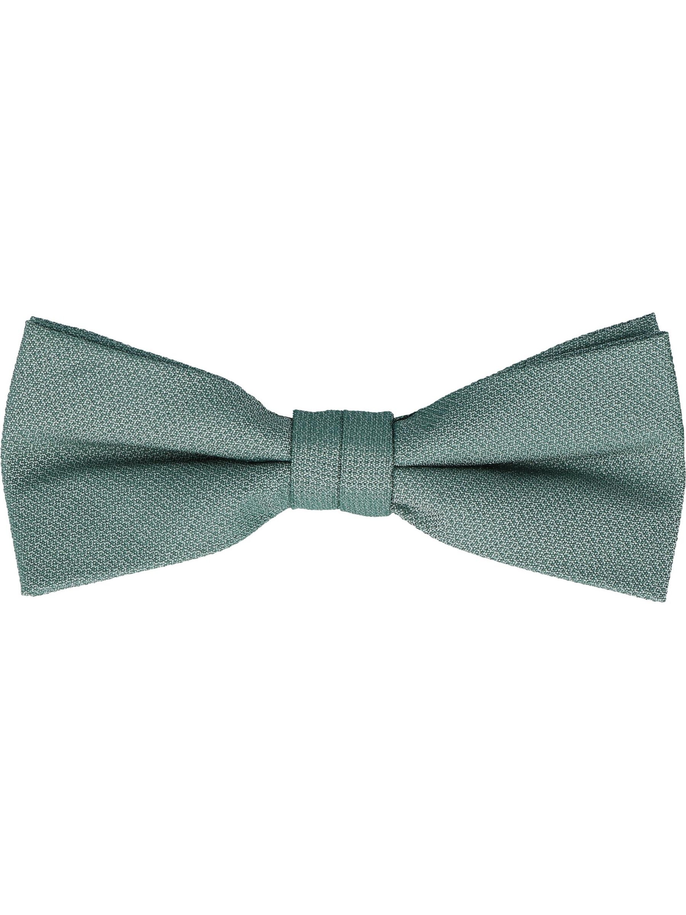 WILLEN Bow Tie 'Uni Struktur' in Green: front