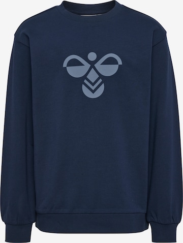 Hummel Sportief sweatshirt in Blauw: voorkant