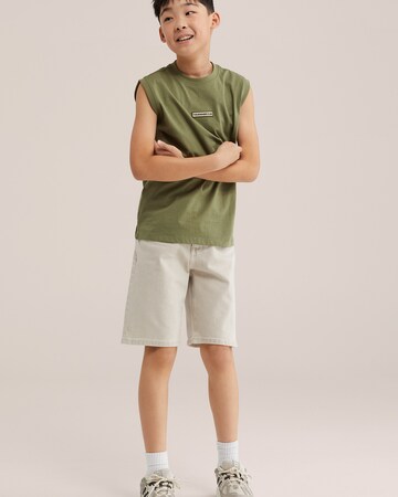 WE Fashion Футболка в Зеленый