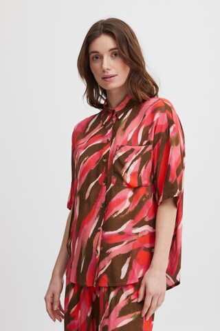 Camicia da donna 'Kaiya' di Fransa in rosso: frontale