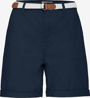 Oxmo Regular Chinoshorts inkl. Gürtel in Blau: Vorderseite