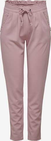 JDY Pleat-Front Pants 'Catia' in Purple: front