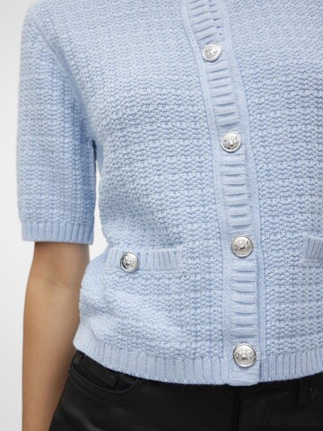VERO MODA Gebreid vest 'Harper' in Blauw