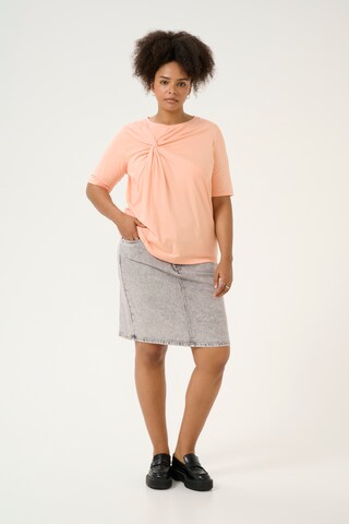 KAFFE CURVE Shirt 'Eloisa' in Orange