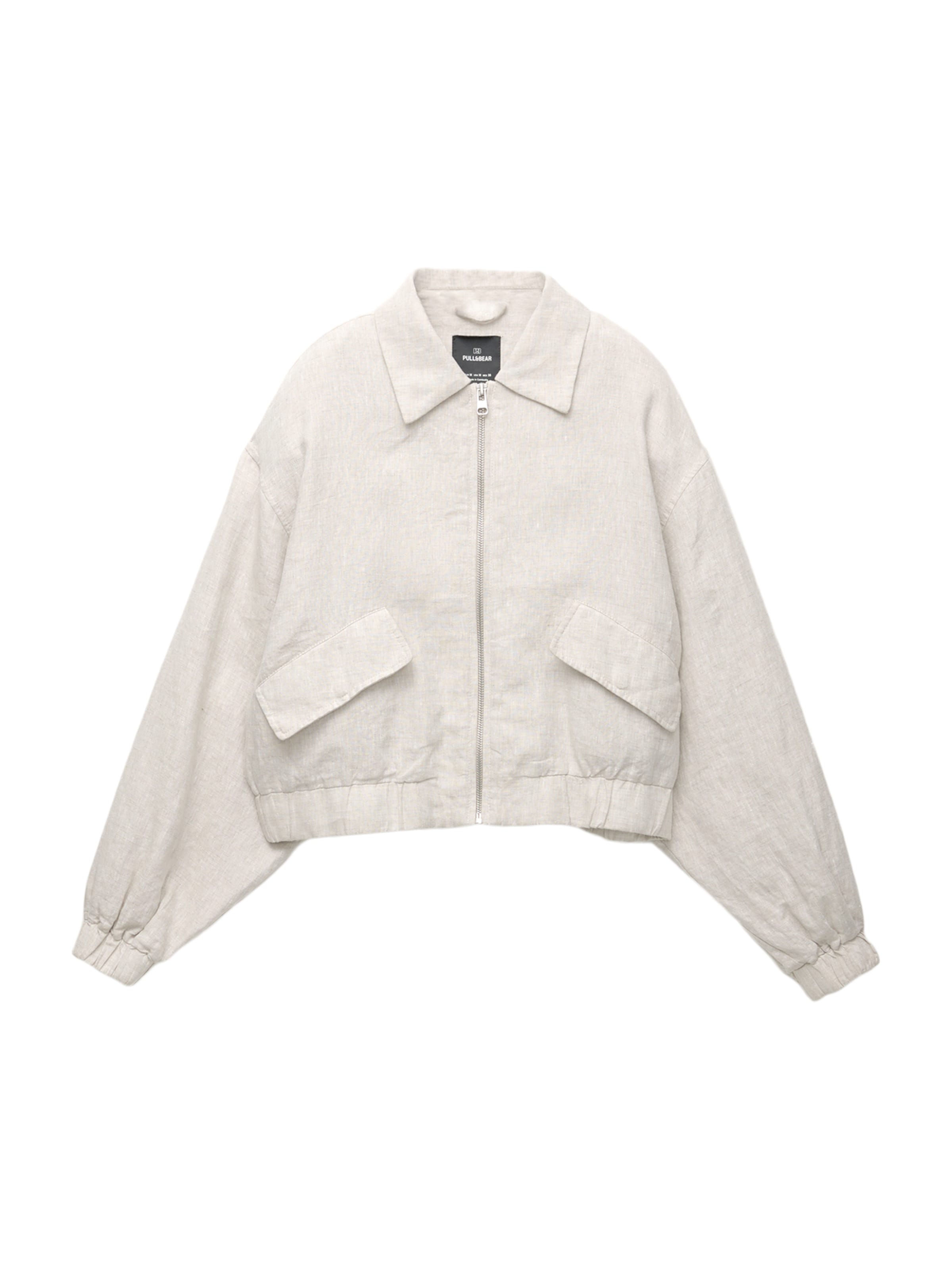 Veste mi-saison Pull&Bear en beige : devant